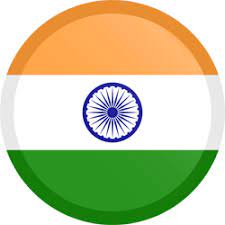 Indien ist eine bundesrepublik, die von 28 bundesstaaten gebildet wird und außerdem acht bundesunmittelbare gebiete umfasst. Flagge Von Indien Vektor Country Flags
