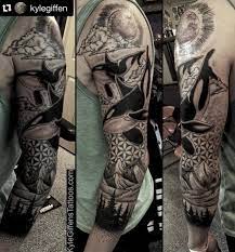 Check Out This Orca Whale Sleeve By Our Tattoo Artist Kyle Giffen Sacred Geometric Geometry Wh Best Sleeve Tattoos Ocean Sleeve Tattoos Sleeve Tattoos