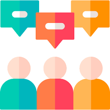 The video quickly spread on twitter. Debate Free People Icons