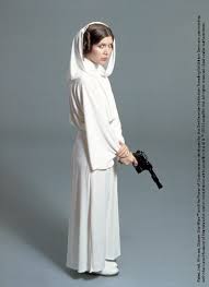 Princess Leia S Simple White Robe Is A Study In Elegant Simplicity Meant To Emphasize Her Purity This Co Star Wars Princess Leia Star Wars Star Wars Pictures