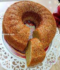 كيكة اليانسون والسمسم جربها وراح تكررها زاكي middle eastern desserts arabic sweets recipes arabic dessert