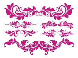 Find & download free graphic resources for floral pattern. Retro Flower Scrolls Vector Art Graphics Freevector Com