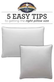 bed pillow sizes guide pacific coast bedding