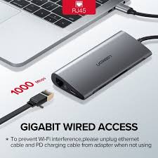 Us 13 61 27 Off Ugreen Usb Hub C Hub Hdmi Compatible Adapter 10 In 1 Usb C To Usb 3 0 Dock For Macbook Pro Usb C Type C 3 1 Splitter Usb C Hub Hub