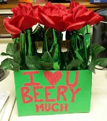 A Perfect Inexpensive Diy Boyfriend S Valentines Day Gift Create A Beer Bouquet For Your Diy Valentines Day Gifts For Him Valentines Beer Diy Valentines Gifts