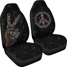 Peace And Love In 2020 Sheepskin Car Seat Covers Carseat Cover Seat Covers