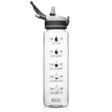 The answer is a diy water bottle marked with time! Pin On Water