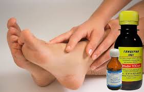 как избавиться от трещин на пятках с помощью глицерина Glicerin Uksus Dlya Stupnej