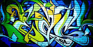 Blue Green Graffiti Wallpaper From Happywall Graffiti Yellow Wallpaper Wallmurals Green Wallpa Graffiti Wallpaper Graffiti Wall Graffiti Wallpaper Iphone