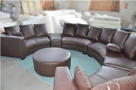 Design inspired by vladimir kagan. Luxury Sofa Extra Large Settee Nice Real Leather Sofas Round Shaped Settee For Hotle Villa Furniture Home Sofa Set S8583 Leather Sofa Sofa Roundreal Leather Sofa Aliexpress