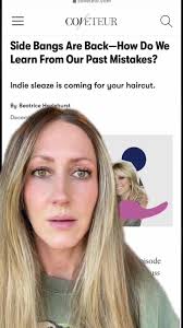 Reviving 2000s Side Bangs: A Nostalgic Hair Trend