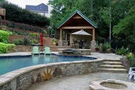Terraced Swimming Pool Landscaping Network Terraced Backyard Backyard Pool Landscaping Swimming Pools Backyard