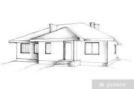 Open houses price reductions virtual tours miracle homes get the app finding your dream home just got easier. Fototapete Handzeichnung Des Hauses Pixers Wir Leben Um Zu Verandern