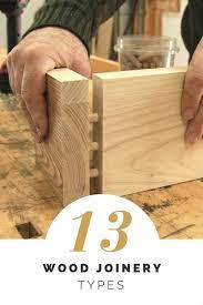 13 Wood Joinery Types Guide Woodworkingguide Wood Joinery Learn Woodworking Woodworking Joints