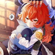 Maybe you would like to learn more about one of these? Diluc Genshin Impact Fanart By Hanapen On Deviantart