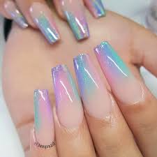 Eyelash nail design and unicorn horn. Designed By Tony Ly On Instagram Unicorn Dream Yay Or Nay Www Designedbytonyly Com Acrylic Color Num Unicorn Nails Designs Gem Nails Unicorn Nails