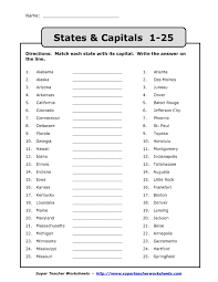 50 states and capitals worksheet, united states and state capitals and abbreviations worksheet are some main things we will present to you based we have a dream about these 50 states and capitals quiz worksheet photos collection can be useful for you, give you more examples and of course. Us State Map Quiz Printable Us Capitals Map Quiz Printable State Name Capital For Kid Blank Map Of T States And Capitals United States Capitals Learning States