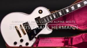 Find great deals on ebay for gibson les paul custom axcess. Gibson Les Paul Custom Alpine White Musikhaus Hermann