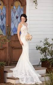 Courtesy Of Martina Liana Wedding Dresses 1013 Sheer Sheath Wedding Dress By Martina Martina Liana Wedding Dress Wedding Dress Train Long Train Wedding Dress