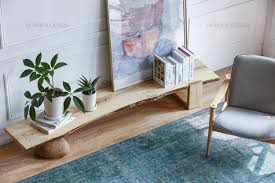 北欧 表情 日式 自然风 清须水曲柳实木电视柜 长条凳 apartment