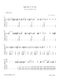 Here's a version of how far i'll go from the disney movie moana with the easiest chords for beginners. How Far I Ll Go Moana 2016 Film Ost Free Piano Sheet Music Piano Chords