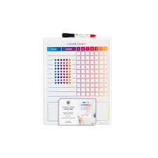 U Brands Magnetic Dry Erase Chore Chart 14 X 11 Inches White Frame Walmart Com