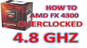 There are no chances to unlock cores. How To Overclock Amd Fx Processor Using Bios Unlocking Amd Fx 4300 Increase Amd Cpu Speed Youtube