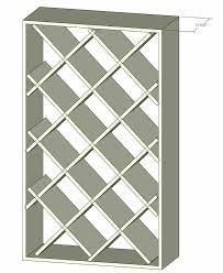 The wine rack plans shown here suggest a very simple craft. Diamond Shaped Wine Rack Construction Wine Rack Plans Built In Wine Rack Wine Rack Cabinet