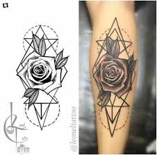 Super Tattoo Geometric Rose 62 Ideas Hand Tattoos Geometric Tattoo Sleeve Tattoos