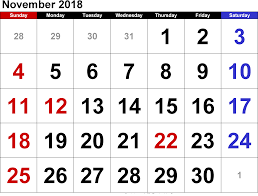 November 2018 Pdf File Calendar August Calendar Monthly Calendar Template November Calendar