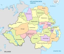 Nordirland (englisch northern ireland, irisch tuaisceart éireann) ist ein land und teil des vereinigten königreichs großbritannien und nordirland. Verwaltungsgliederung Nordirlands Wikipedia