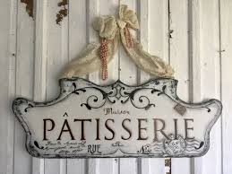 Maison Patisserie Sign Pastry House Wood Sign Confiseries Wood Sign Pastries Confections Sign Carte Postale French French Signs Wood Signs French Signage