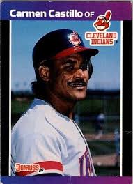 Monte Carmen Carmelo Castillo Cleveland Indians 1988 Card Number 374