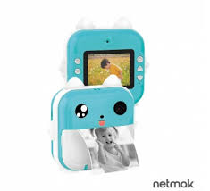 Mini Camara Instantanea Netmak (NM-KIDCAM-B) Azul