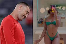 Travis Kelces ex hits back at criticism for half naked photos | Marca