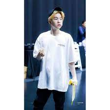 Yoongi wears fear of god sixth collection . Bts Suga Essential Fear Of God Tshirt Shopee Malaysia