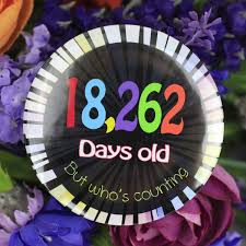 Be sentimental in thinking about how to make your loved one feel special and appreciated. 50th Birthday Gifts Humorous 50th Birthday Badge