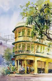 Marvinchew Com Watercolor Landscape Watercolor Architecture Art Design