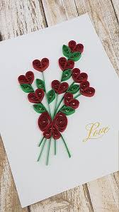 Paper quilling is nothing but an art of rolling paper strips to create designs. Paper Quilled Love Card 5x6 5 Paper Quilling Designs Quilling Designs Paper Quilling Cards