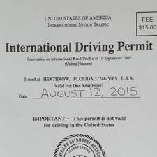 Complete 50 hours of driving experience with your learners permit; International Driving Permit