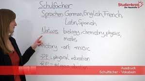 Das schülerbuch umfasst 6 units mit ansprechenden, schülergerechten materialien, kompetenzübungen, wiederholungen, selbstlernkontrollen u.v.m. Die Schulfacher Auf Englisch Liste Beispiele