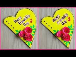Friendship Day Card For Best Friend How To Make Friendship Day Card Handmade Card Youtube In 2020 Cards Handmade Teachers Day Greeting Card Teachers Day Card
