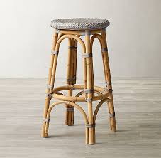 St Germain Rattan Backless Stool In 2020 Backless Stools Stool Counter Stools Backless