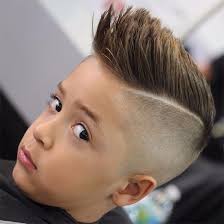 Long top layers are swept to one side and tucked behind the ear, creating a rock 'n roll vibe. Boys Kids Hairstyles Trendy Transformations Hairstylesco