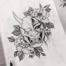 Japanese Tattoos Mask Borneo Tattoos Japanese Tattoo Women Small Japanese Tattoo Oni Tattoo
