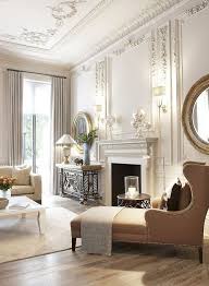 Paris Style Apartment Home Classic Interior Living Spaces