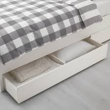 Ikea hemnes bett 160x200 incl. Hemnes Bettgestell Mit 4 Schubladen Weiss Gebeizt Leirsund Ikea Deutschland
