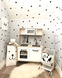 Black And White Kids Play Room Kids Playroom With Black And Gold Polkadots Kids Playroom Children Room Girl Kids Room