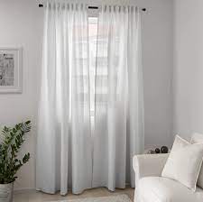 Gjertrud White Sheer Curtains 1 Pair 145x250 Cm Ikea Tibast Curtains Ikea Tibast Curtains Ikea Tibast