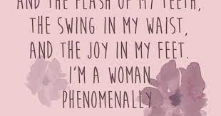 This a a wonderful day. Phenomenal Woman Phenomenal Woman Maya Angelou Maya Angelou Phenomenal Woman